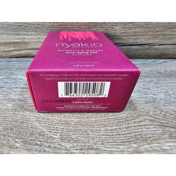 Nyakio Manketti & Mafura Anti-Aging Oil Restore All Skin Types - Picture 3 of 3